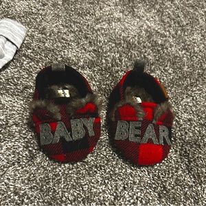 Baby bear slippers